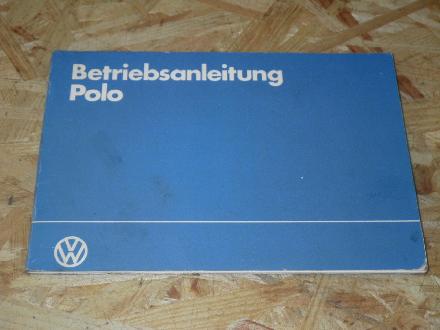 93230 Bedienungsanleitung Bordmappe VW Polo II