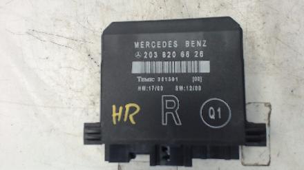 Steuergerät TÜR Hinten R Mercedes-benz C-klasse Bj 2001 A2038206626