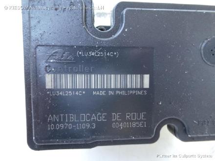 Citroen C3 Pluriel;ABS-Hydroaggregat;ABS Steuergerät;ab 05/03-;9656493580