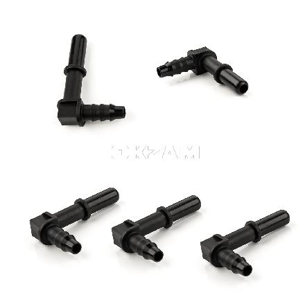 5x Gegenstück Schnellverschluss Kraftstoffleitung L-Stück 7,89 x 6mm für VW SEAT