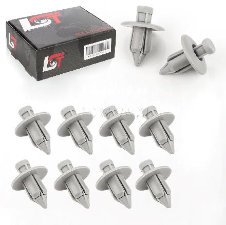 10x Seitenverkleidung Kofferraum Halter Clips Spreizniete für SUZUKI grau