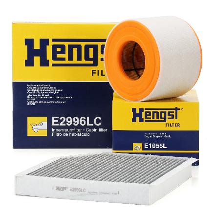 HENGST FILTER Luftfilter E1055L + Filter, Innenraumluft E2996LC