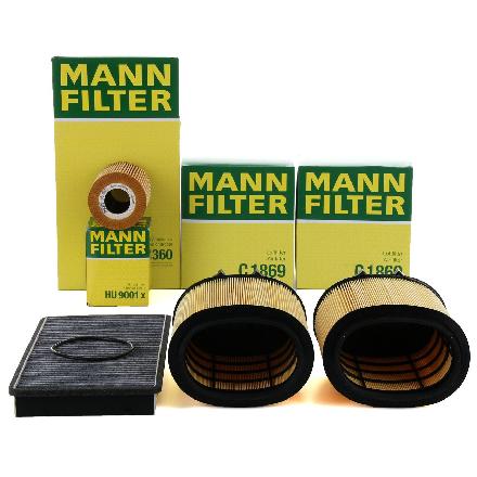 MANN-FILTER Luftfilter C 1869 + Ölfilter HU 9001 x + Filter, Innenraumluft CUK 3360