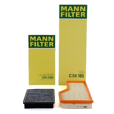 MANN-FILTER Luftfilter C 54 165 + Filter, Innenraumluft CUK 3360