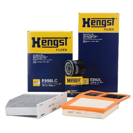 HENGST FILTER Filter, Innenraumluft E998LC + Ölfilter H90W17 + Luftfilter E892L