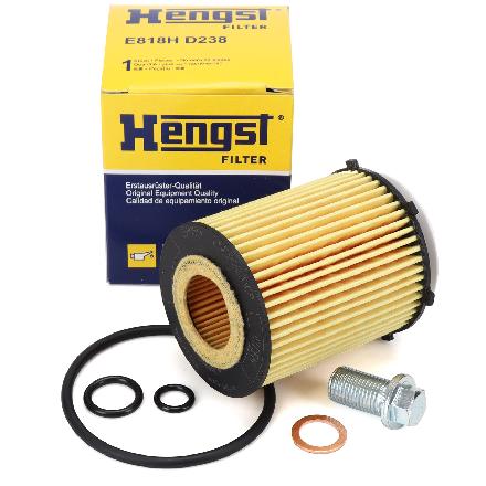 HENGST Ölfilter + Schraube für MERCEDES W176 W177 W204 W205 W212 W213 V/C167