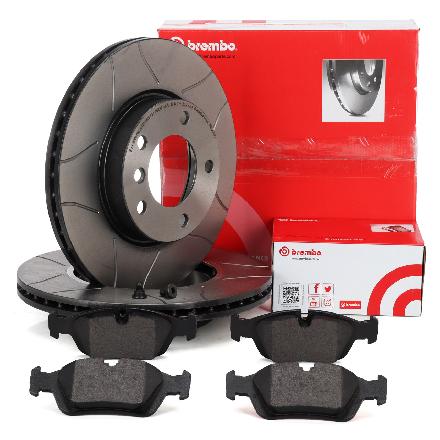 BREMBO Bremsbelagsatz, Scheibenbremse P 06 024 + Bremsscheibe 09.5390.77