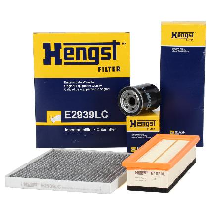 HENGST FILTER Filter, Innenraumluft E2939LC + Ölfilter H97W05 + Luftfilter E1020L