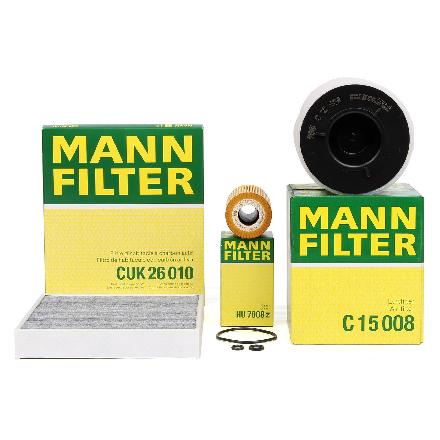 MANN Filterset 3-tlg VW Polo 5 AUDI A1 8X SEAT Ibiza SKODA Fabia 2 Rapid Roomster 1.6 TDI