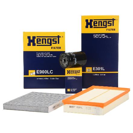 HENGST FILTER Luftfilter E301L + Ölfilter H14W27 + Filter, Innenraumluft E900LC