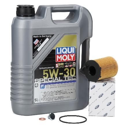 5L LIQUI MOLY 5W-30 + ORIGINAL Ölfilter FORD B-/C-Max Fiesta Focus Mondeo 1.4/1.5/1.6 TDCi