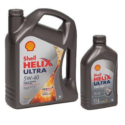 5L 5 Liter SHELL HELIX ULTRA 5W-40 5W40 Motoröl Öl MB 226/229.5 VW 502/505.00