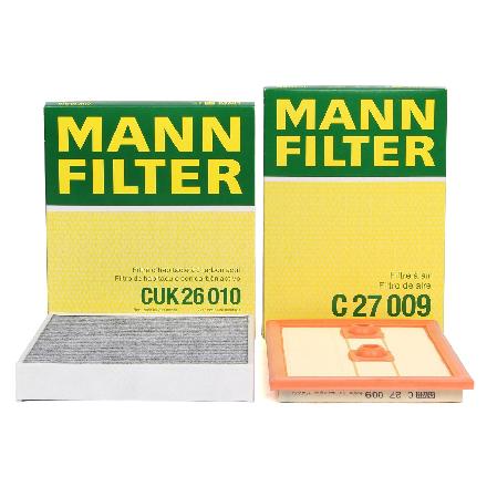 MANN-FILTER Filter, Innenraumluft CUK 26 010 + Luftfilter C 27 009