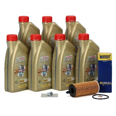 7L CASTROL Edge Motoröl ÖL 5W30 M LL04 + HENGST Ölfilter BMW TOYOTA B58