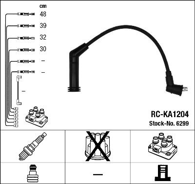 Zündleitungssatz NGK 6299