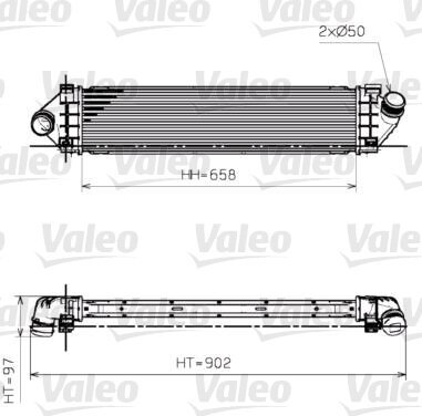 Ladeluftkühler VALEO 818246