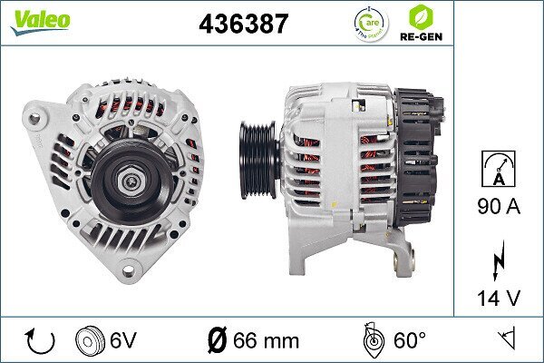 Generator 14 V VALEO 436387