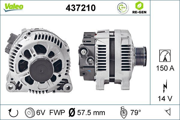 Generator 14 V VALEO 437210