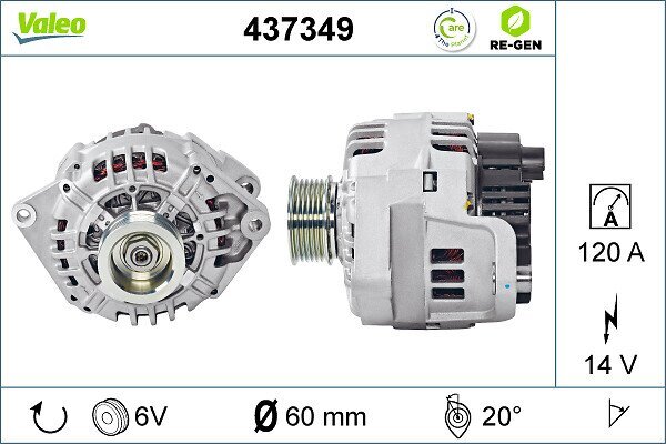 Generator 14 V VALEO 437349
