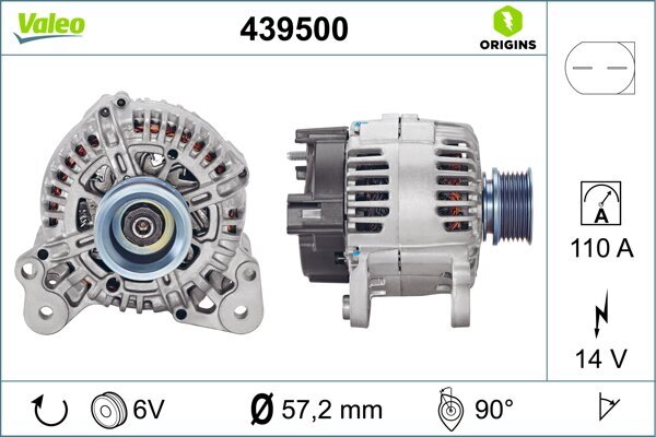 Generator 14 V VALEO 439500