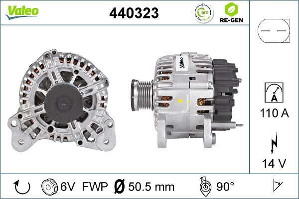 Generator 14 V VALEO 440323