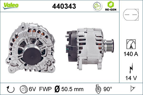 Generator 14 V VALEO 440343