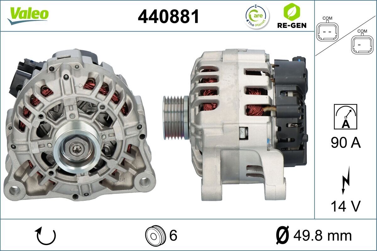 Generator 14 V VALEO 440881