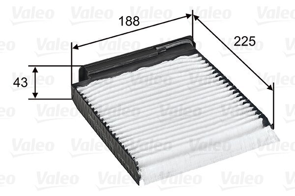 Filter, Innenraumluft VALEO 698753