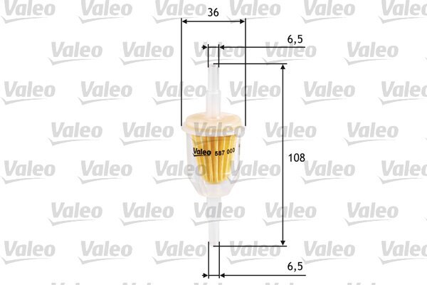 Kraftstofffilter VALEO 587000