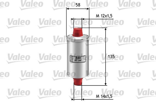 Kraftstofffilter VALEO 587200