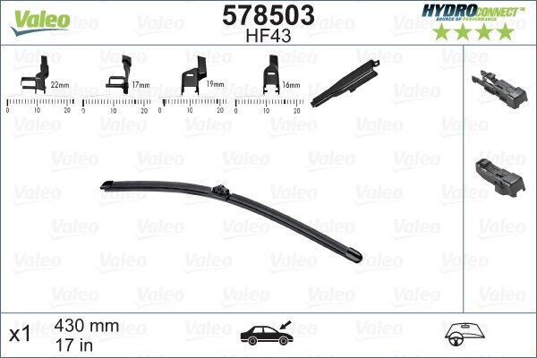 Wischblatt VALEO 578503