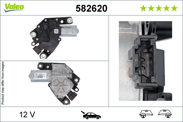 Wischermotor 12 V VALEO 582620