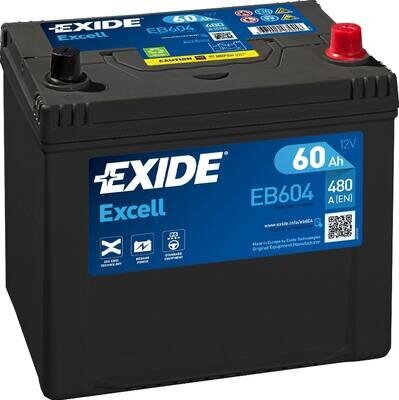 Starterbatterie 12 V 60 Ah EXIDE EB604