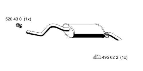 Endschalldämpfer ERNST 522069