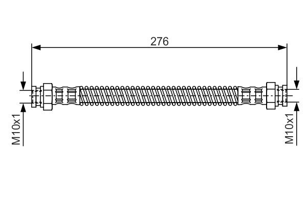 Bremsschlauch BOSCH 1 987 476 523