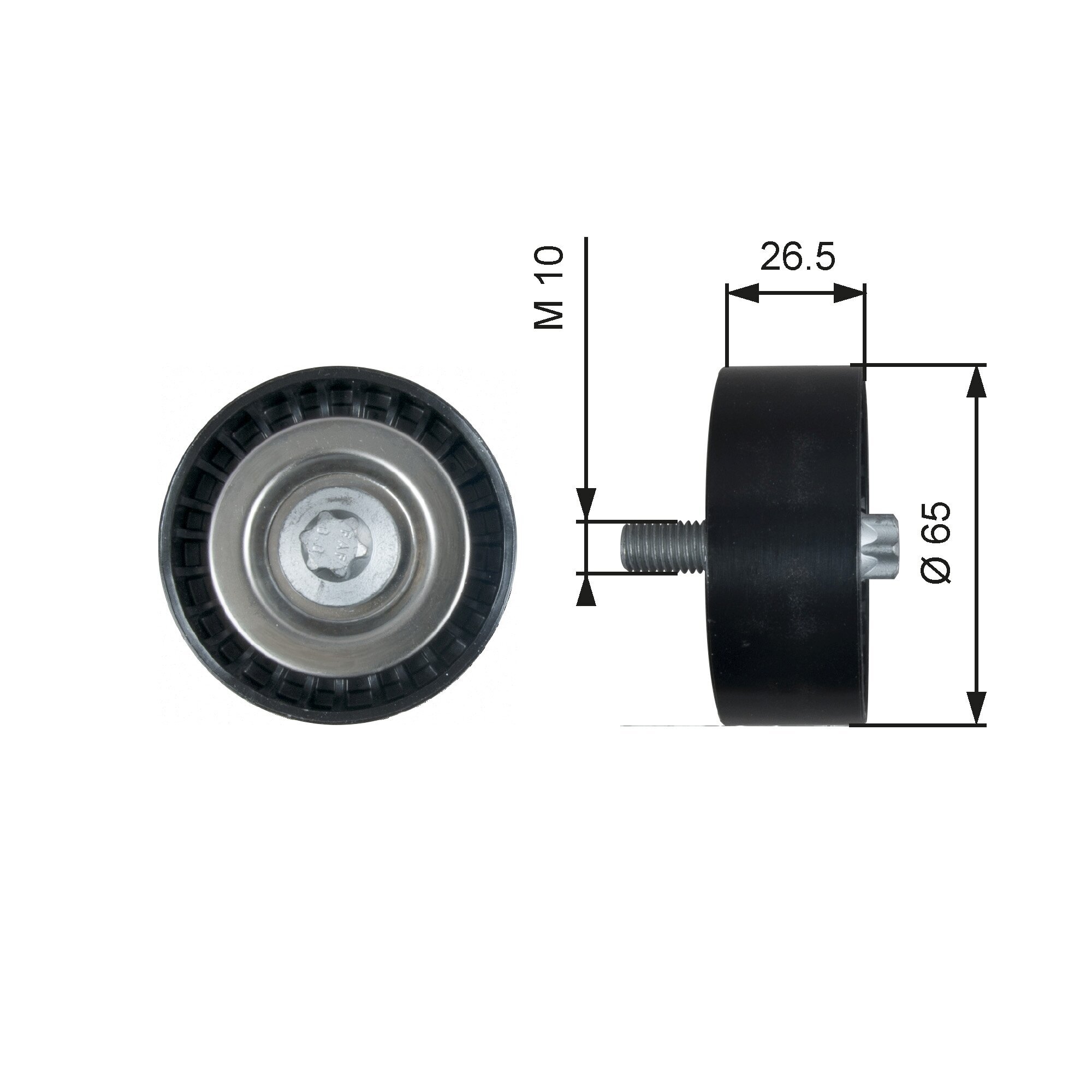 Umlenk-/Führungsrolle, Keilrippenriemen GATES T36464