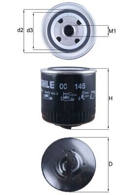 Ölfilter KNECHT OC 145