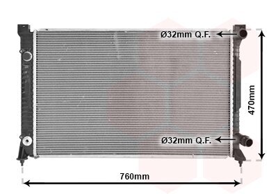 Kühler, Motorkühlung VAN WEZEL 03002158