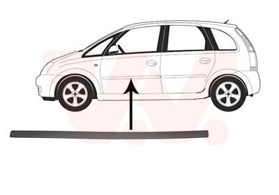 Zier-/Schutzleiste, Tür VAN WEZEL 3781403
