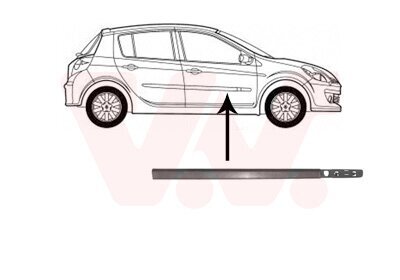 Zier-/Schutzleiste, Tür VAN WEZEL 4331424