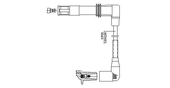 Zündleitung BREMI 1A13E43