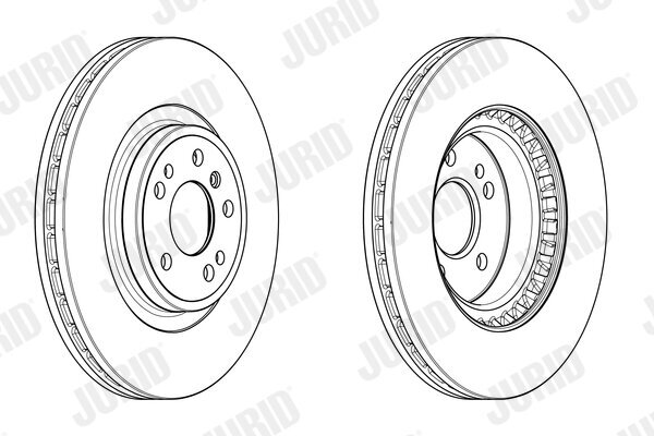 Bremsscheibe JURID 563002JC-1