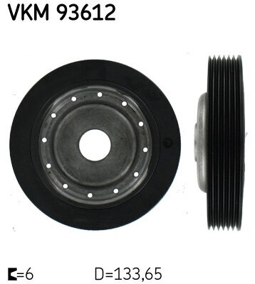 Riemenscheibe, Kurbelwelle SKF VKM 93612