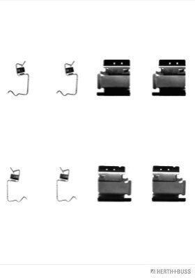 Zubehörsatz, Scheibenbremsbelag HERTH+BUSS JAKOPARTS J3662014