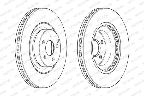 Bremsscheibe FERODO DDF1905C-1