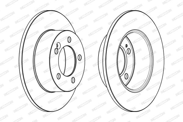 Bremsscheibe FERODO DDF1976C