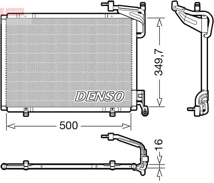 Kondensator, Klimaanlage DENSO DCN10054