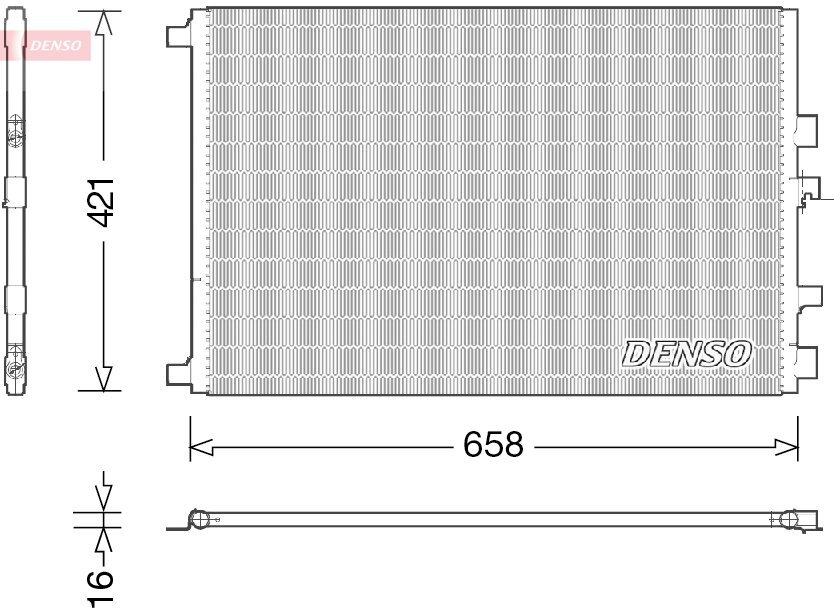 Kondensator, Klimaanlage DENSO DCN23033