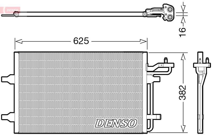 Kondensator, Klimaanlage DENSO DCN33009