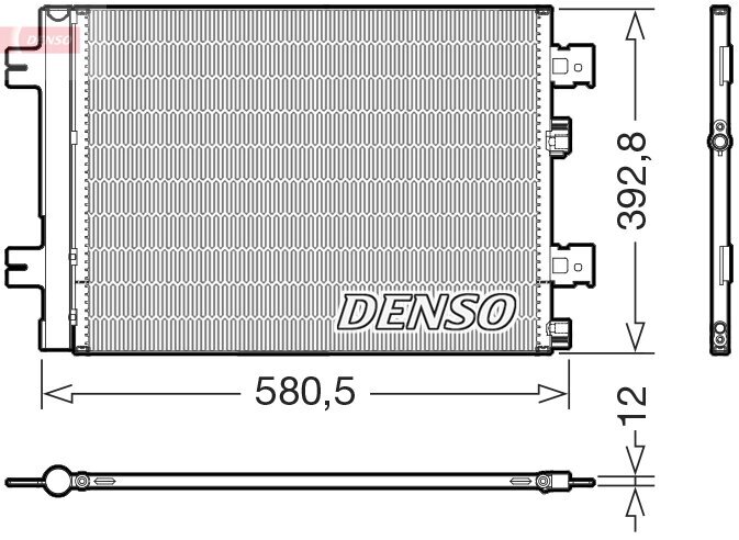 Kondensator, Klimaanlage DENSO DCN37005